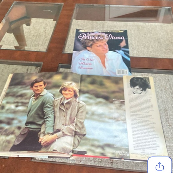 Princess Diana Book Bundle Royal Wedding & Gold Magazine In Our Hearts Forever - Picture 6 of 11